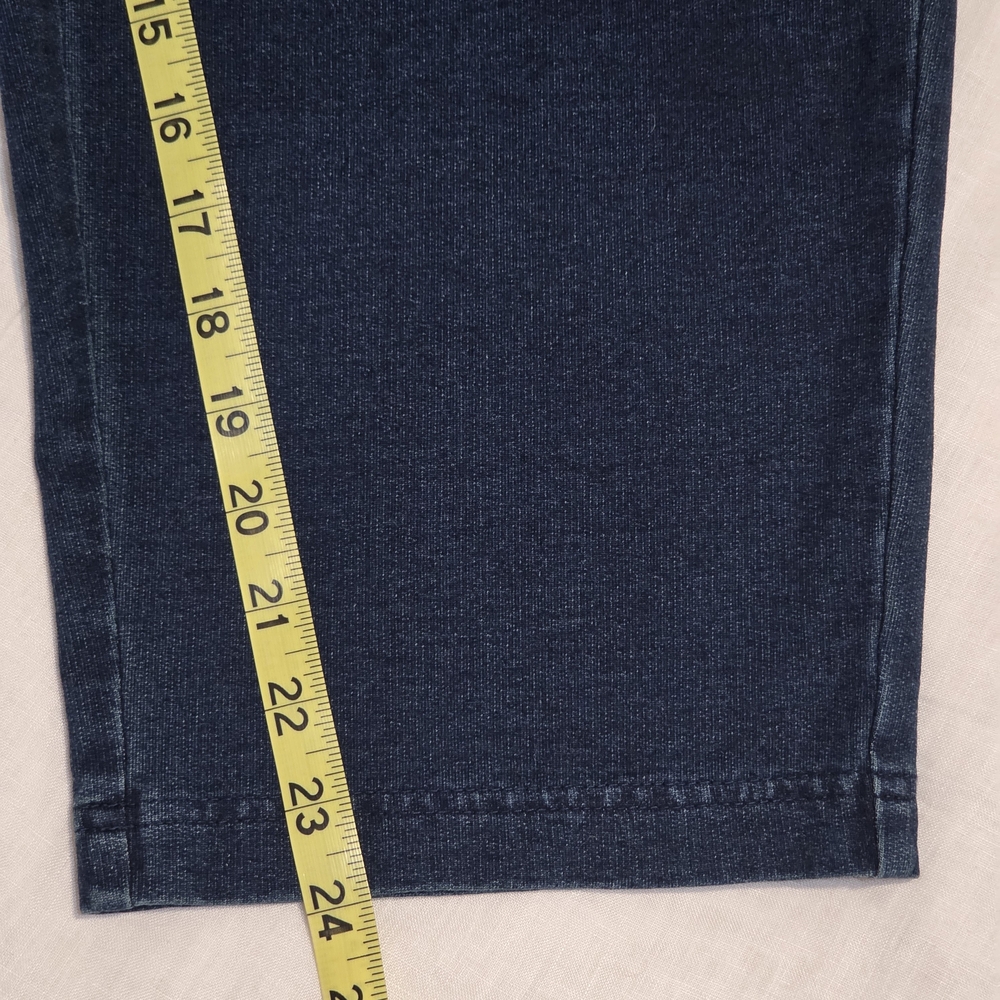 Pure Jill Indigo Slim Crops - Picture 15 of 15